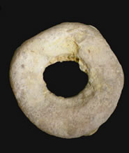 Ostrich shell bead from Loiyangalani